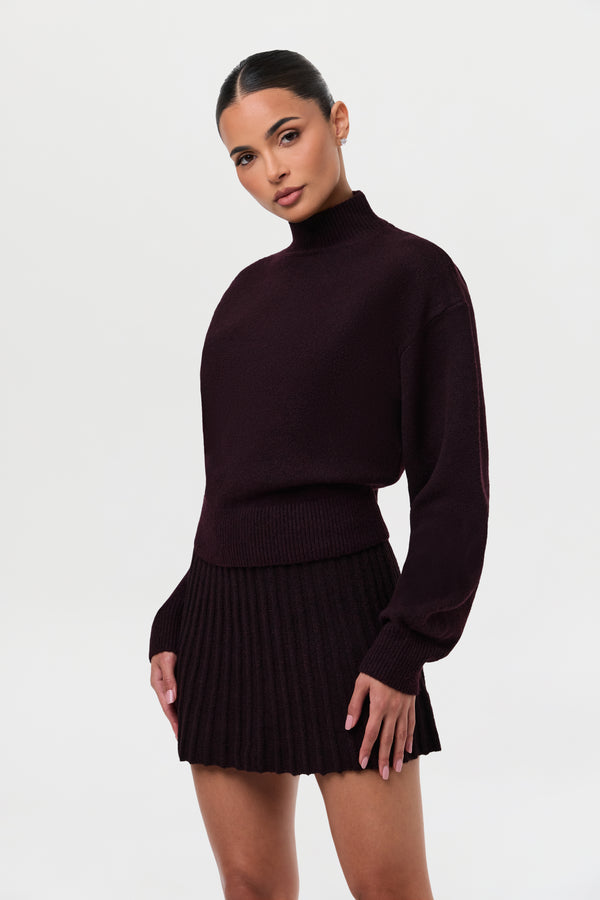 naked wardrobe Knit Turtleneck Sweater