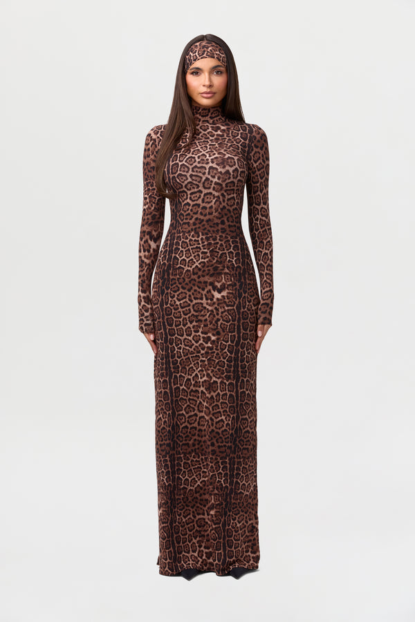 naked wardrobe Naked Leopard Maxi Dress