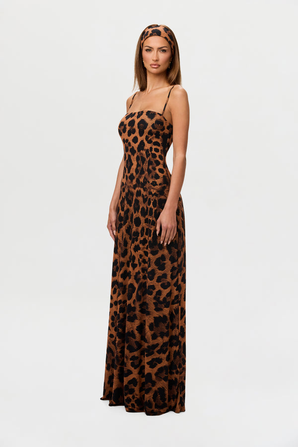 Naked Wardrobe Naked Print A-Line Maxi Dress
