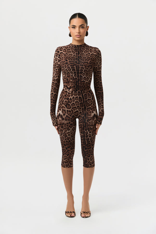 Naked Wardrobe Naked Print Capri Leggings