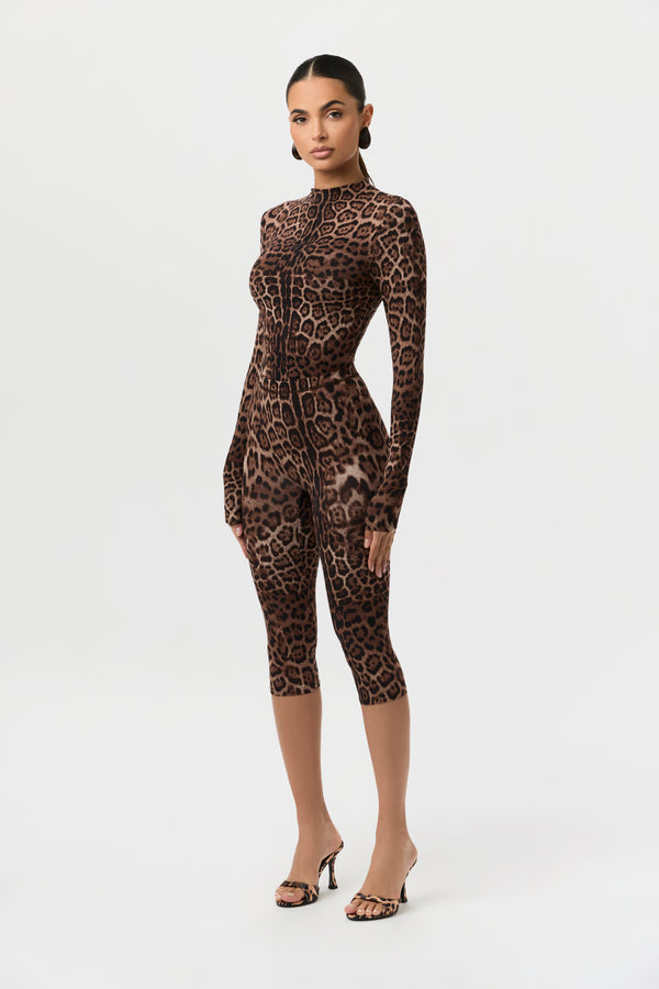 Naked Wardrobe Naked Print Capri Leggings