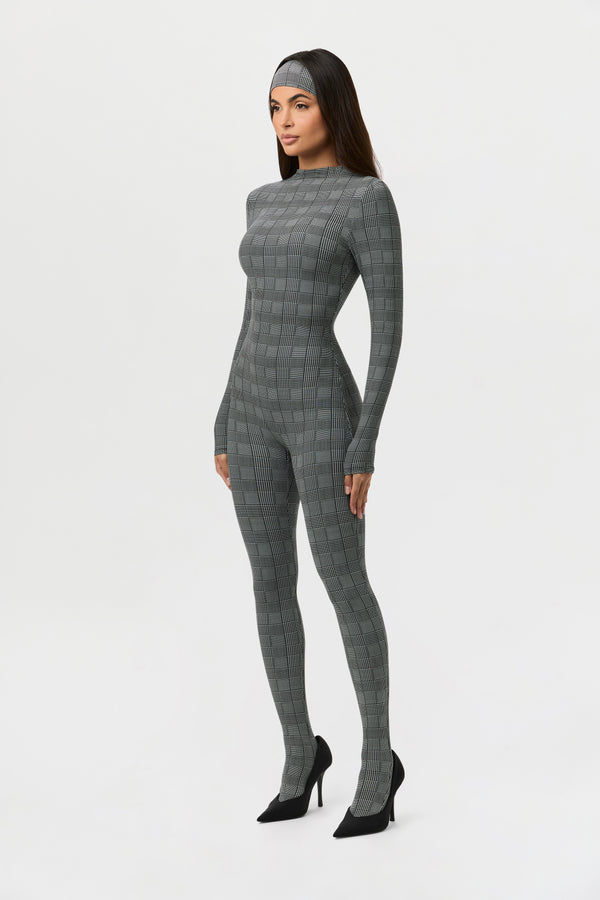 Naked Wardrobe Naked Print Closed Toe Jumpsuit