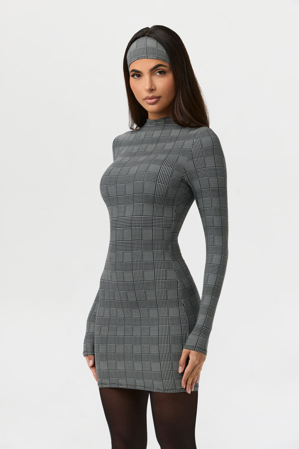 Naked Wardrobe Naked Print Mini Dress