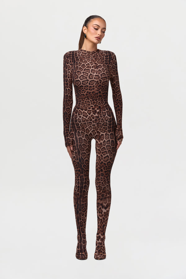 Naked Wardrobe Naked Print Tights Petite