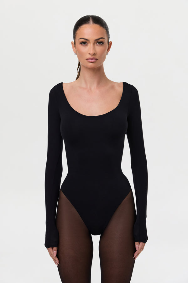 Naked Wardrobe Naked Scoop Neck Bodysuit