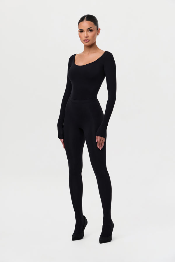 naked wardrobe Naked Scoop Neck Bodysuit