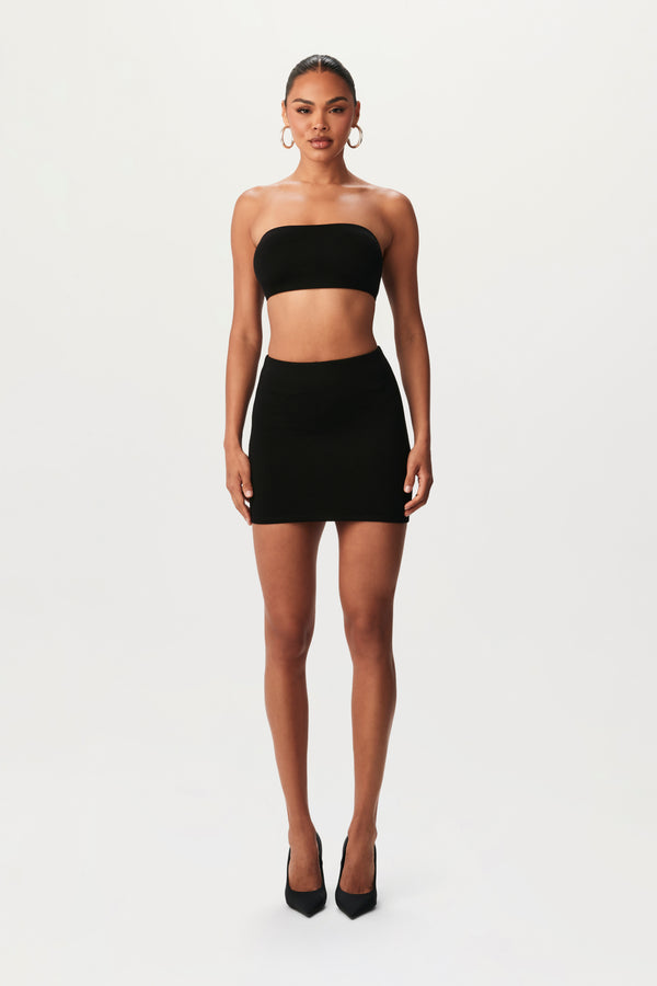 Naked Wardrobe NW Bandeau Crop Top