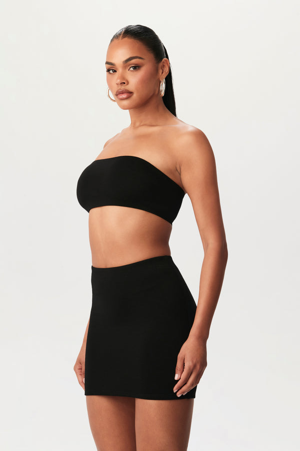 Naked Wardrobe NW Bandeau Crop Top