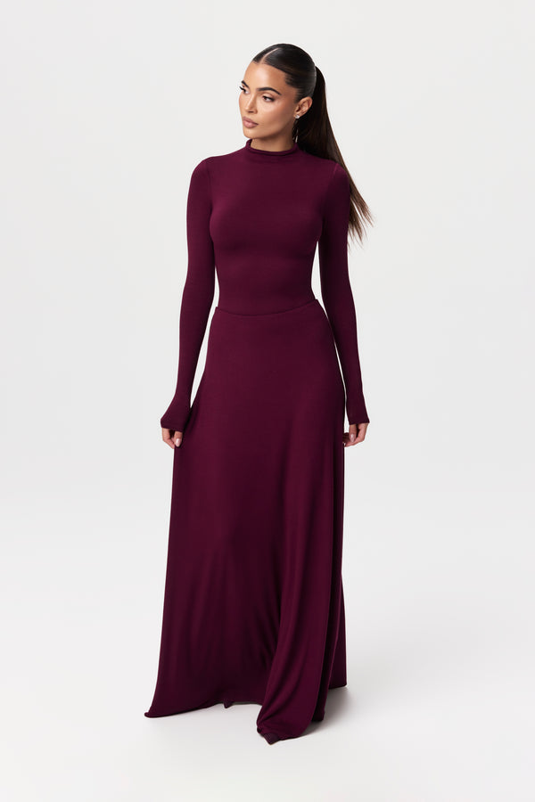 Naked Wardrobe NW Flare Maxi Skirt Petite