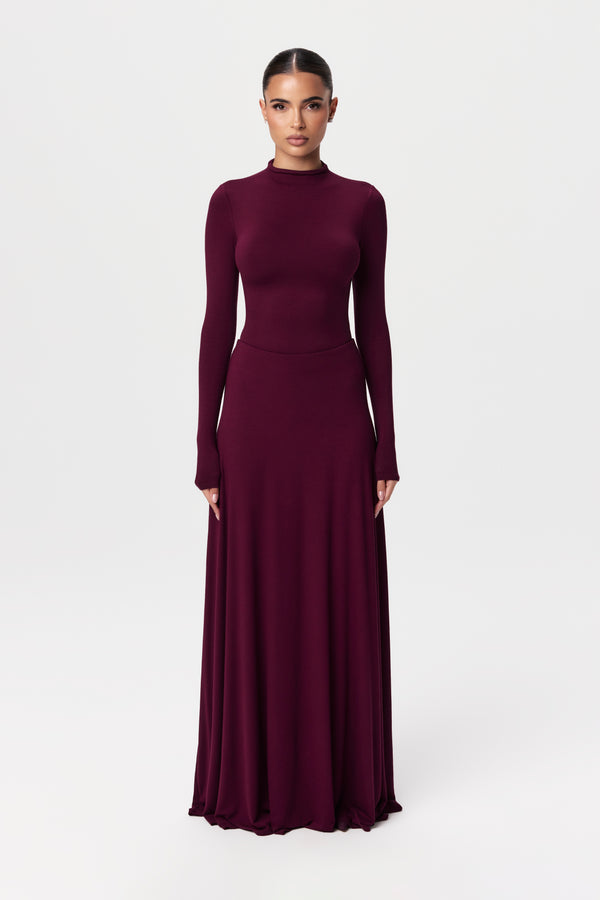 Naked Wardrobe NW Flare Maxi Skirt Petite