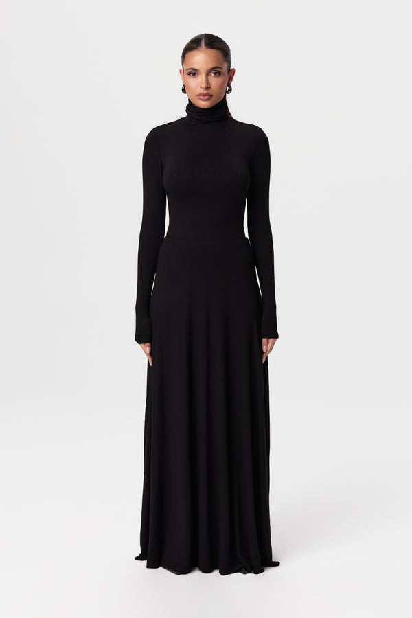 naked wardrobe NW Flare Maxi Skirt Petite