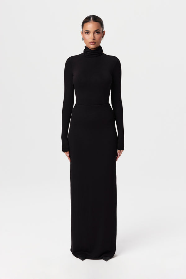 naked wardrobe NW Long Maxi Skirt