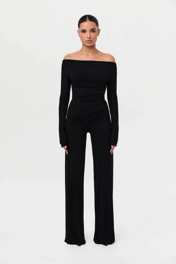 Naked Wardrobe NW Off-Shoulder Asymmetric Top