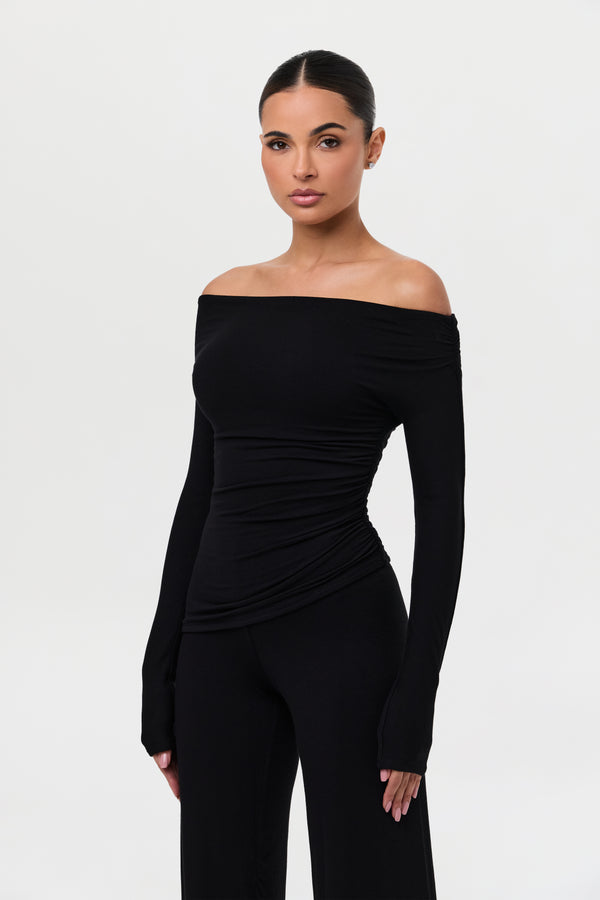 naked wardrobe NW Off-Shoulder Asymmetric Top