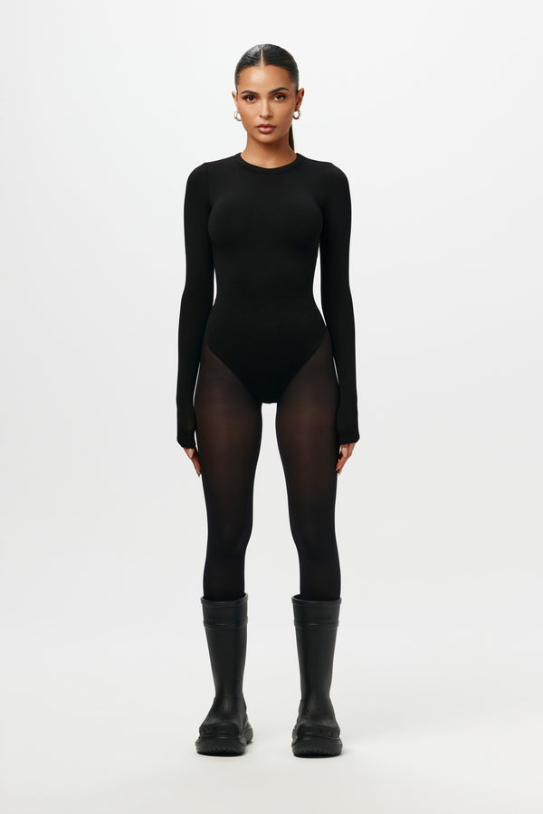 naked wardrobe NW Sculpt Crewneck Bodysuit