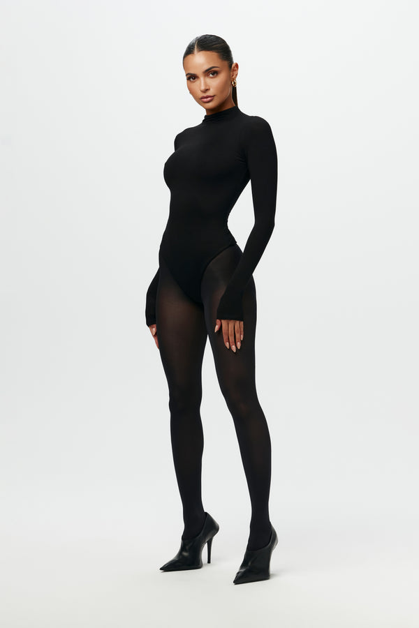 Naked Wardrobe NW Sculpt Mock Neck Bodysuit