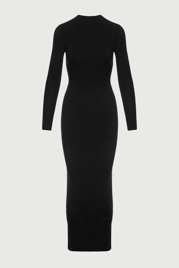 Naked Wardrobe NW Sculpt Mock Neck Dress