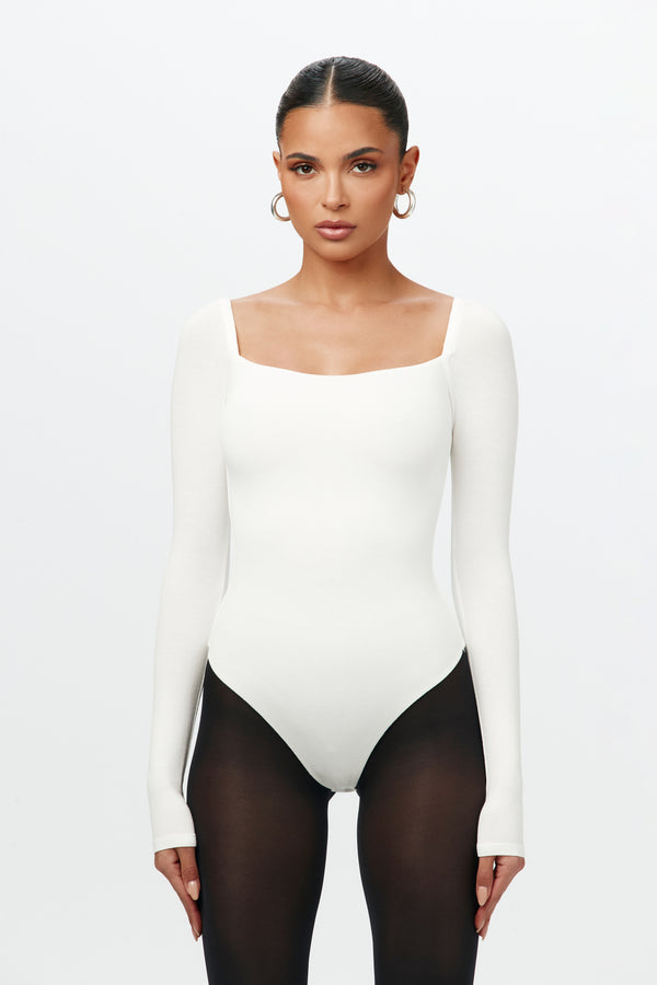 Naked Wardrobe NW Sculpt Off-Shoulder Bodysuit