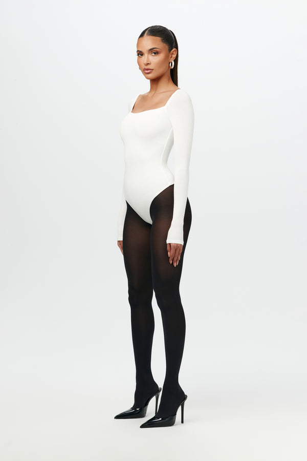 Naked Wardrobe NW Sculpt Off-Shoulder Bodysuit