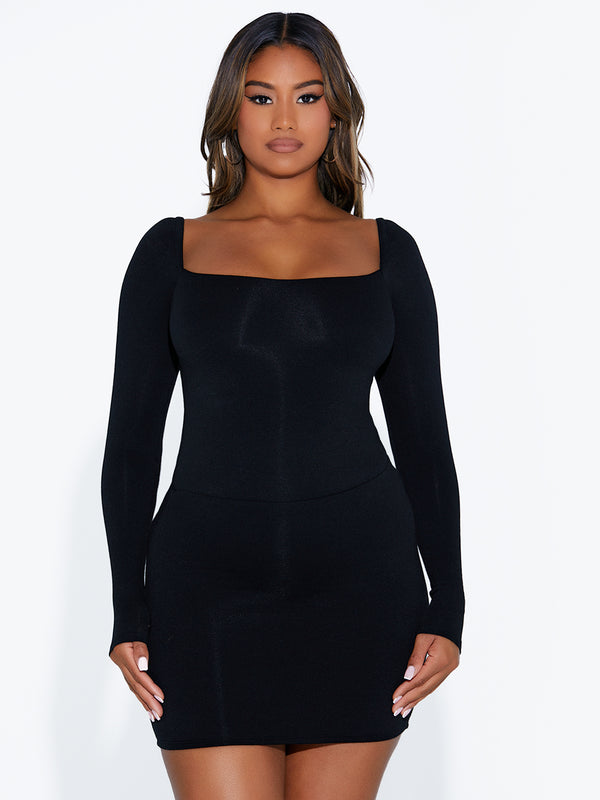 naked wardrobe NW Sculpt Off-Shoulder Bodysuit