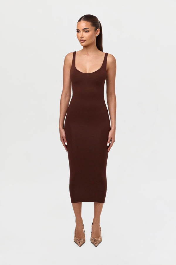 Naked Wardrobe NW Sculpt Tank Midi Dress