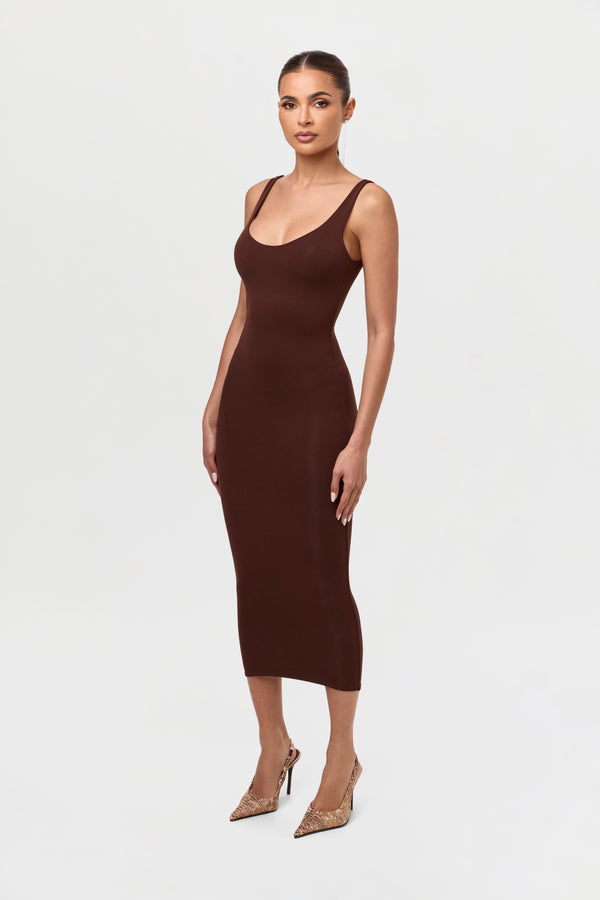 Naked Wardrobe NW Sculpt Tank Midi Dress