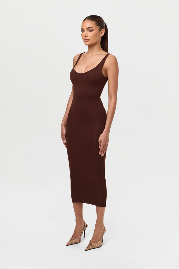 Naked Wardrobe NW Sculpt Tank Midi Dress