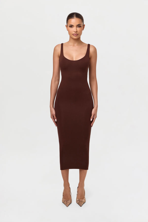 naked wardrobe NW Sculpt Tank Midi Dress