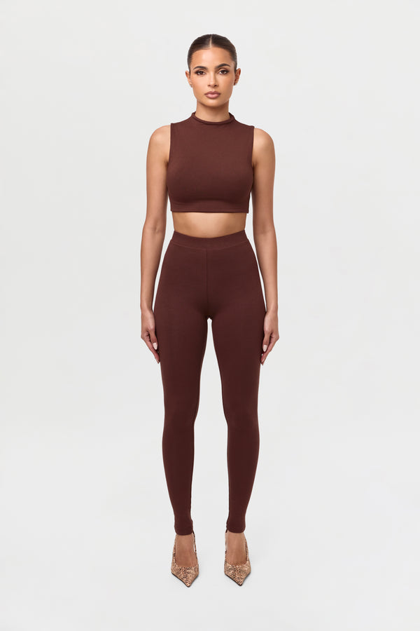 Naked Wardrobe NW Sleeveless Crop Top