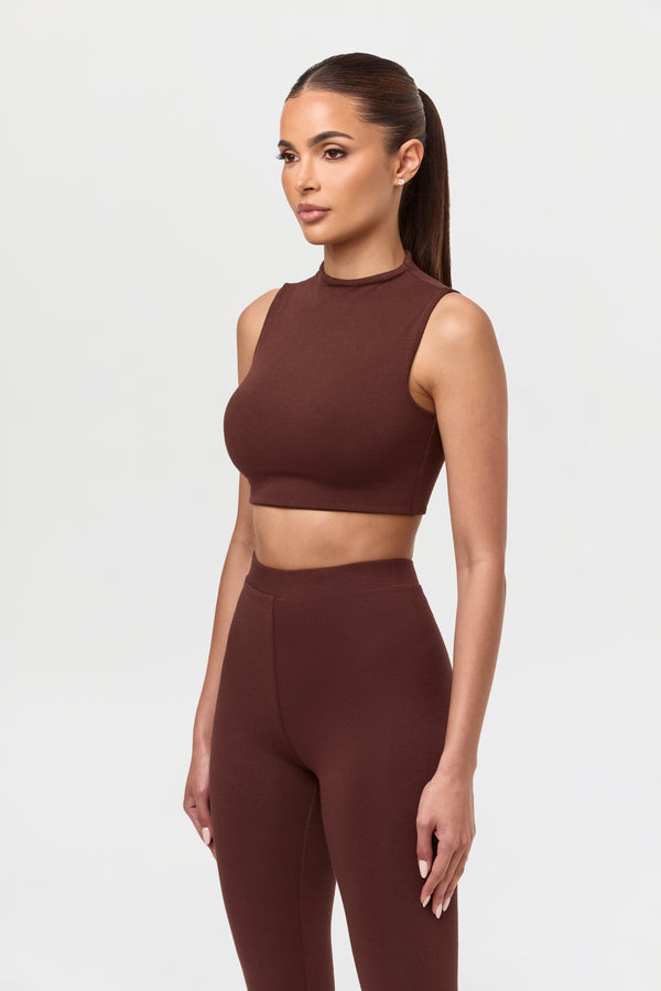 Naked Wardrobe NW Sleeveless Crop Top