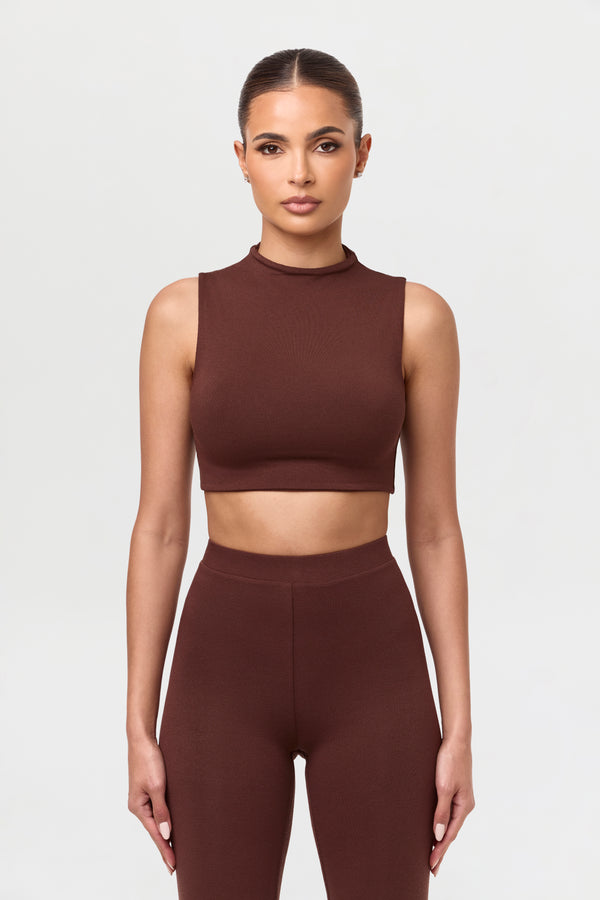 naked wardrobe NW Sleeveless Crop Top