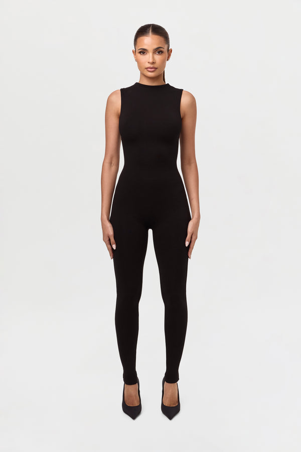 naked wardrobe NW Sleeveless Sculpt Jumpsuit