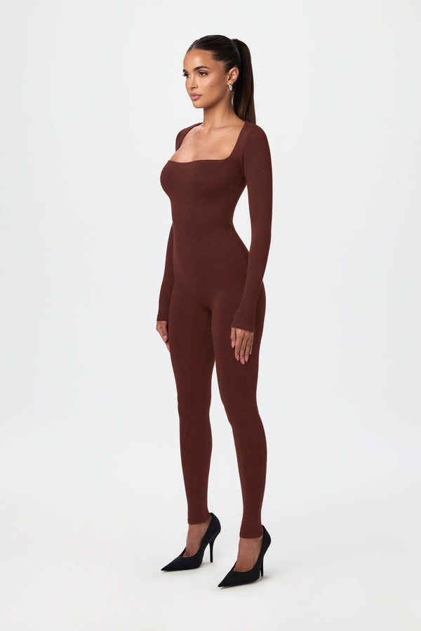 Naked Wardrobe NW Square Neck Jumpsuit