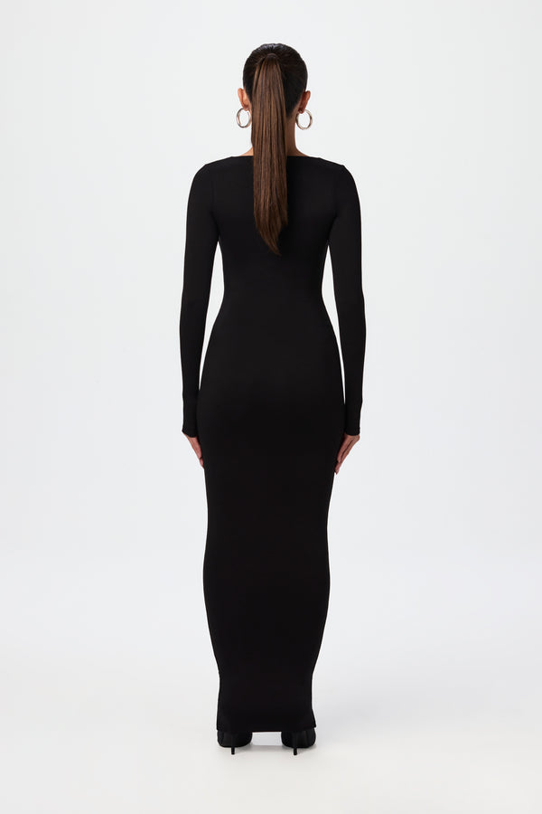 Naked Wardrobe NW Square Neck Sculpt Maxi Dress