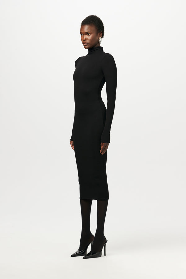 Naked Wardrobe NW Turtleneck Midi Dress