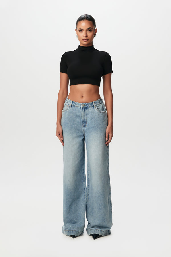 Naked Wardrobe Palazzo Wide Leg Jeans