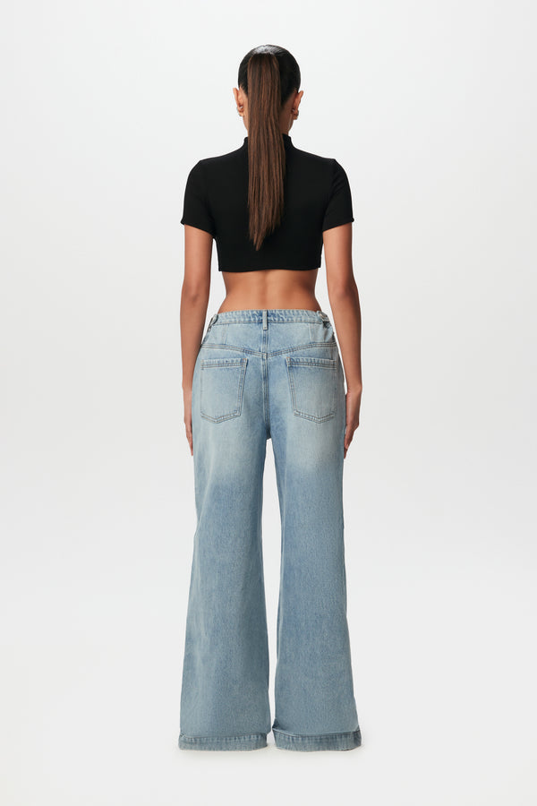 Naked Wardrobe Palazzo Wide Leg Jeans