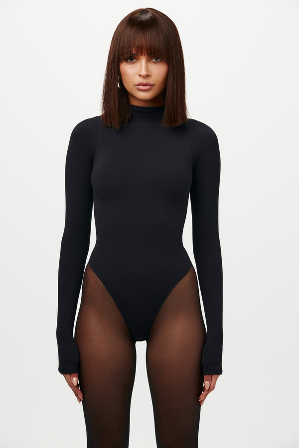 Naked Wardrobe Sculpt Seamless Ribbed Bodysuit