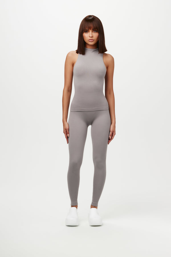 Naked Wardrobe Sculpt Seamless Ribbed Legging