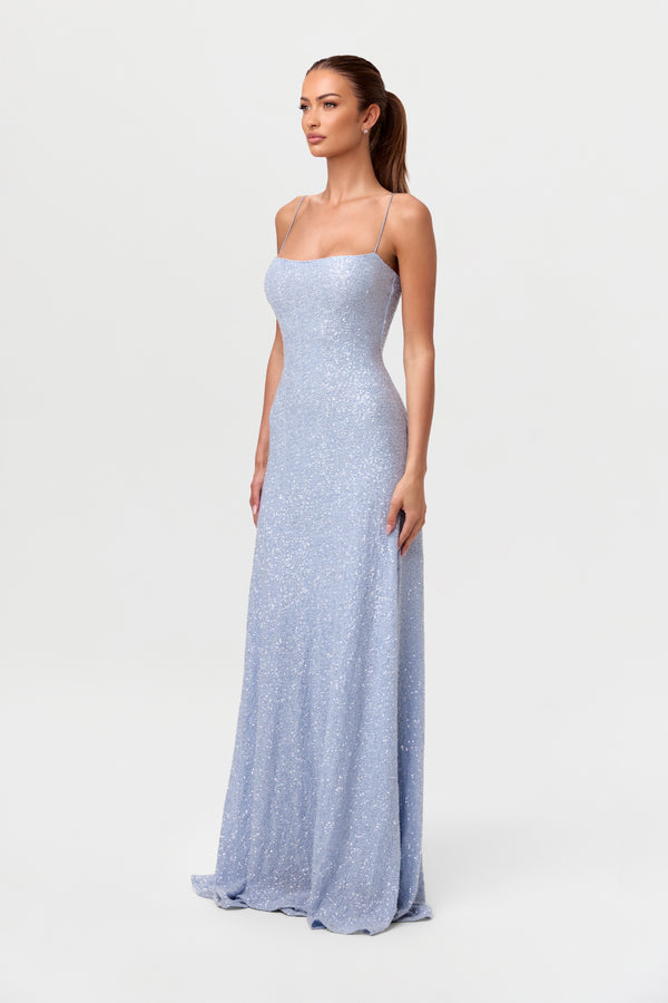 Naked Wardrobe Sequin Maxi Dress
