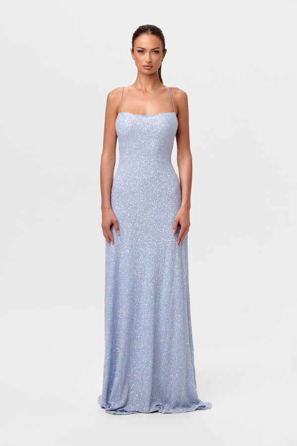 naked wardrobe Sequin Maxi Dress