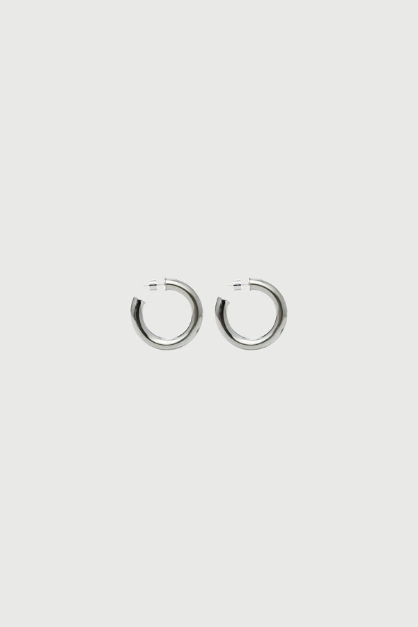 Naked Wardrobe Silver Small Hoops