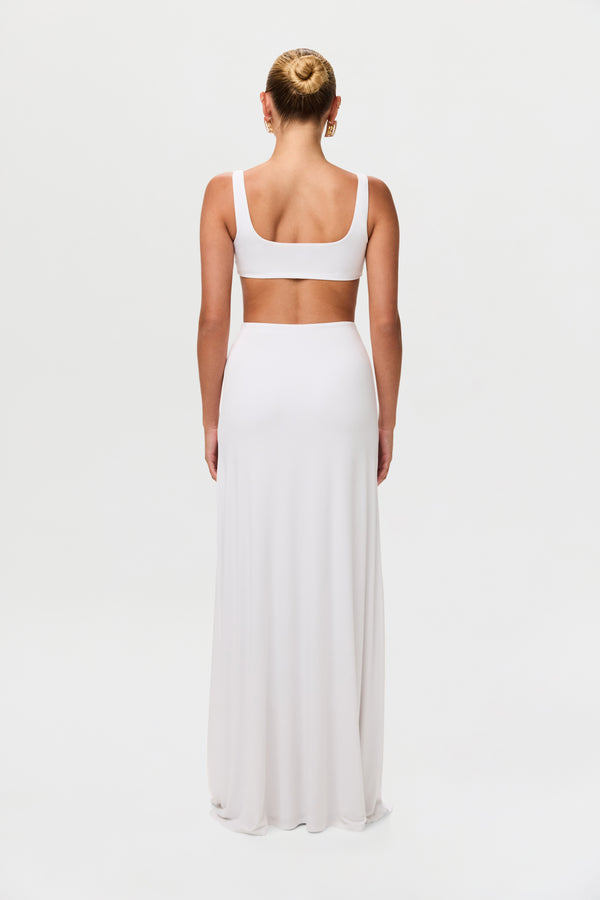 Naked Wardrobe Smooth Flare Maxi Skirt