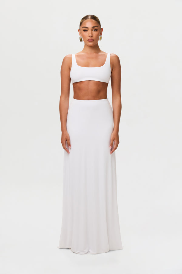 naked wardrobe Smooth Flare Maxi Skirt