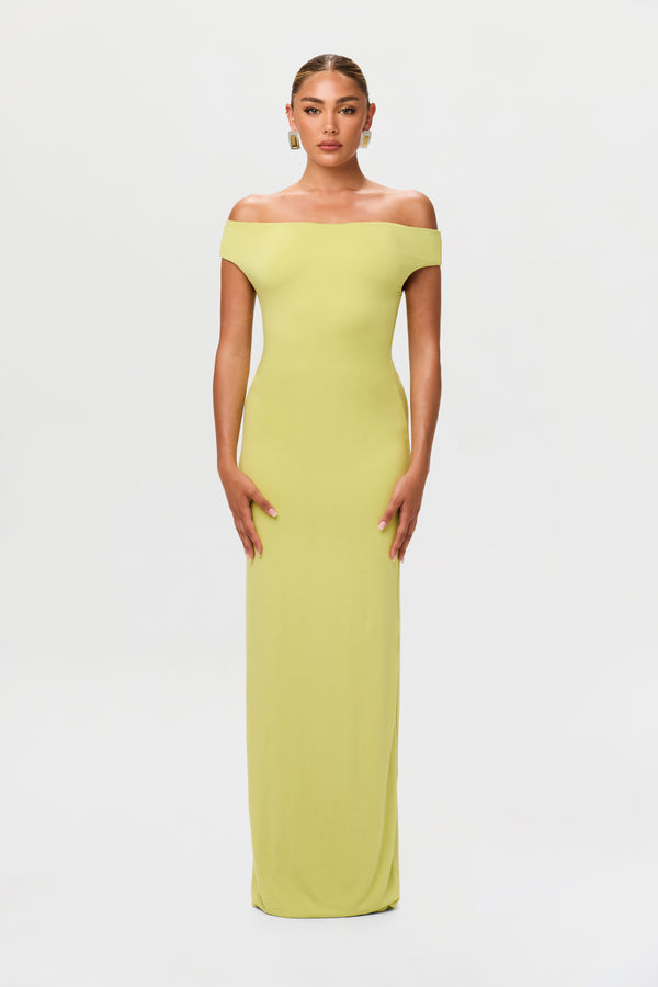 naked wardrobe Smooth Off-Shoulder Maxi Dress