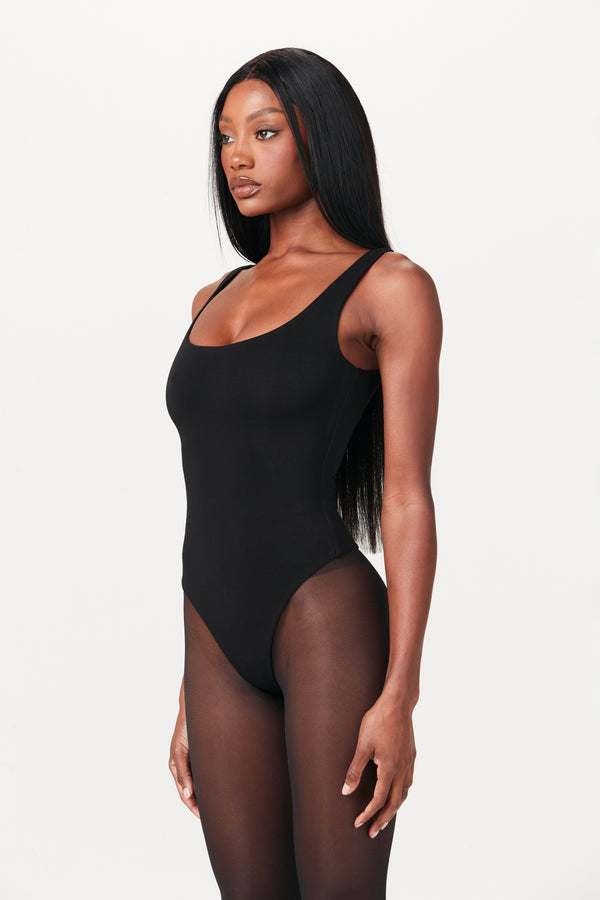 naked wardrobe Smooth Scoop Neck Tank Bodysuit