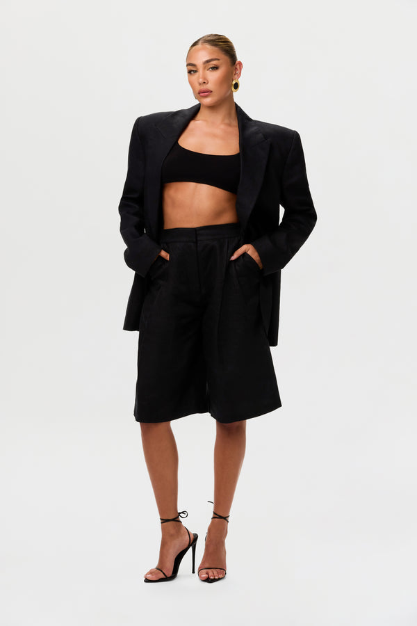 Naked Wardrobe Smooth Scoop Tank Crop Top