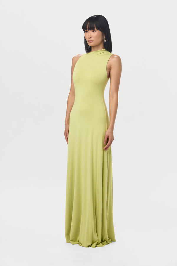Naked Wardrobe Smooth Sleeveless A-Line Maxi Dress