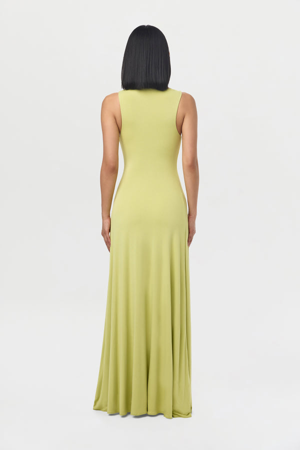 Naked Wardrobe Smooth Sleeveless A-Line Maxi Dress