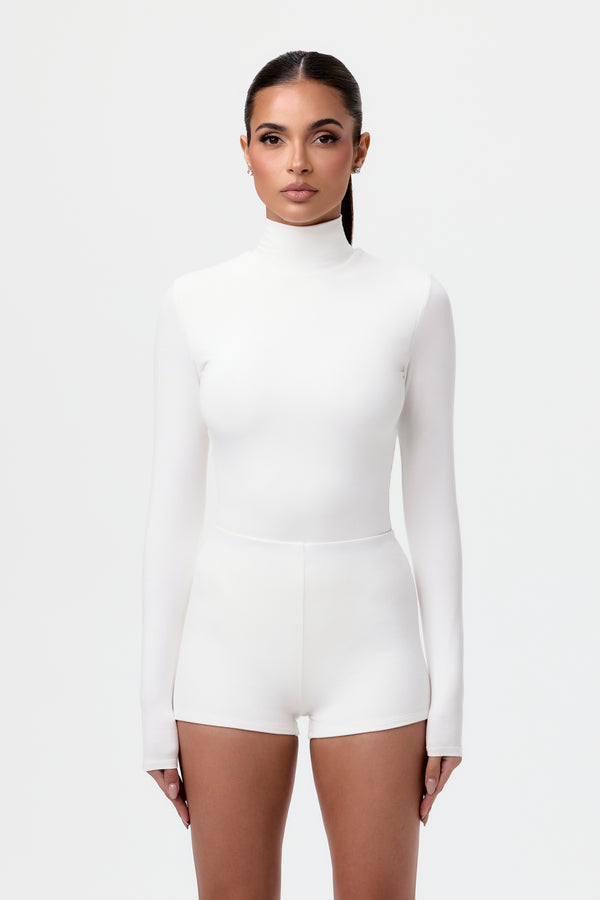naked wardrobe Smooth Turtleneck Sculpt Top